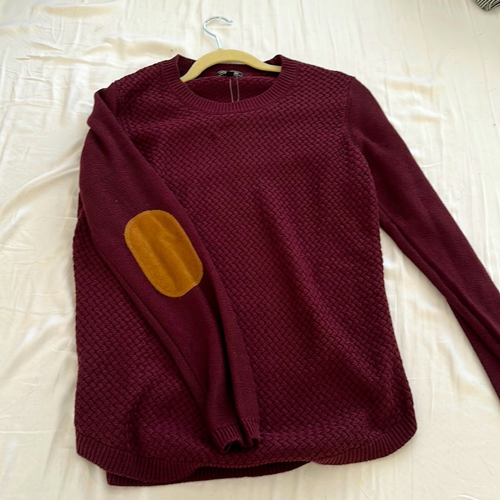 Burgundy sweater